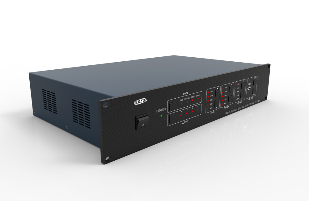 數(shù)字會議主機 KD-6000TS-USB  (帶錄音功能)